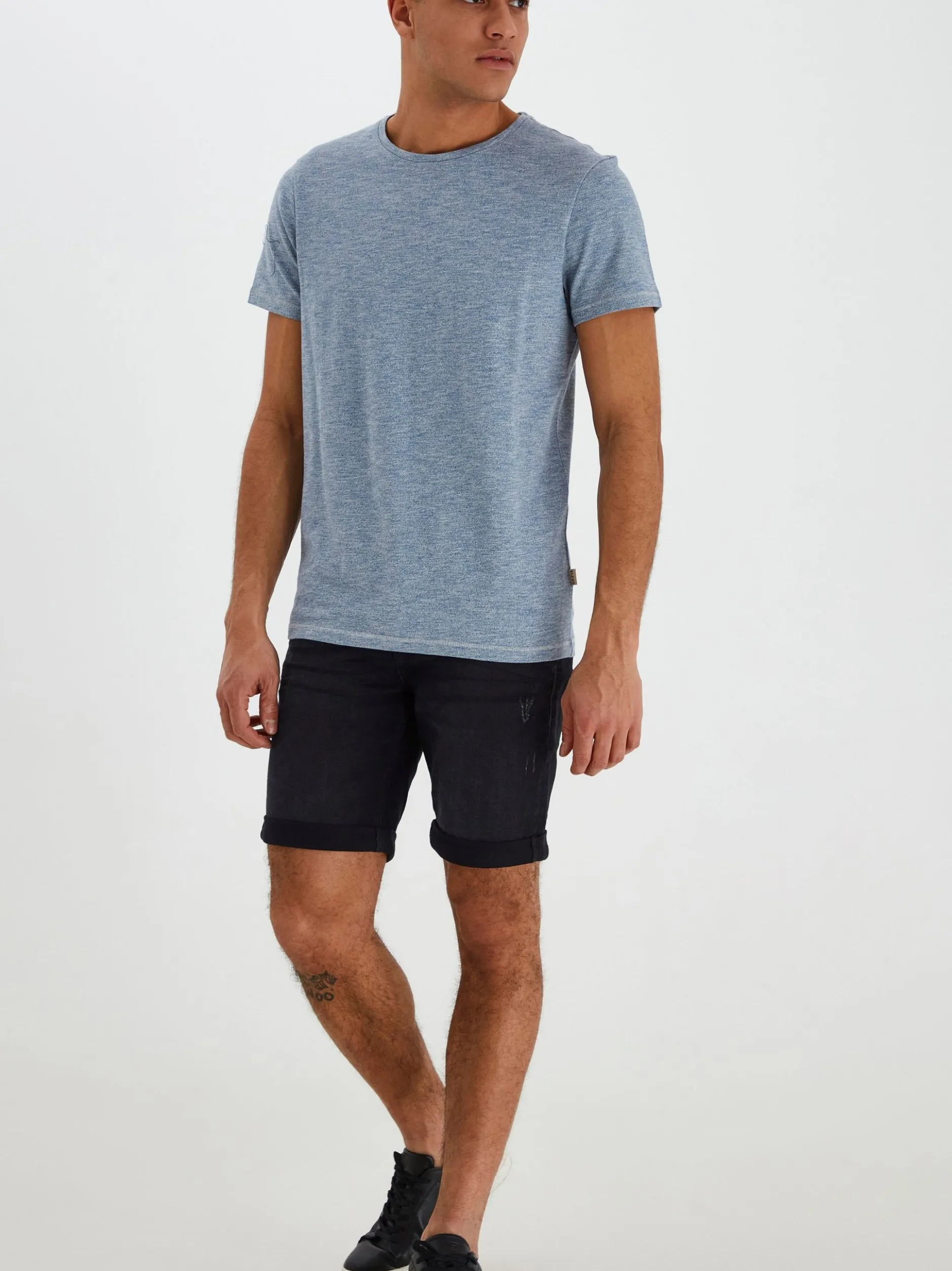 BLEND Herren Jeans-Shorts - BHMartels in schwarz