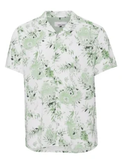 BLEND Herren Kurzarmhemd - BHShirt in grün