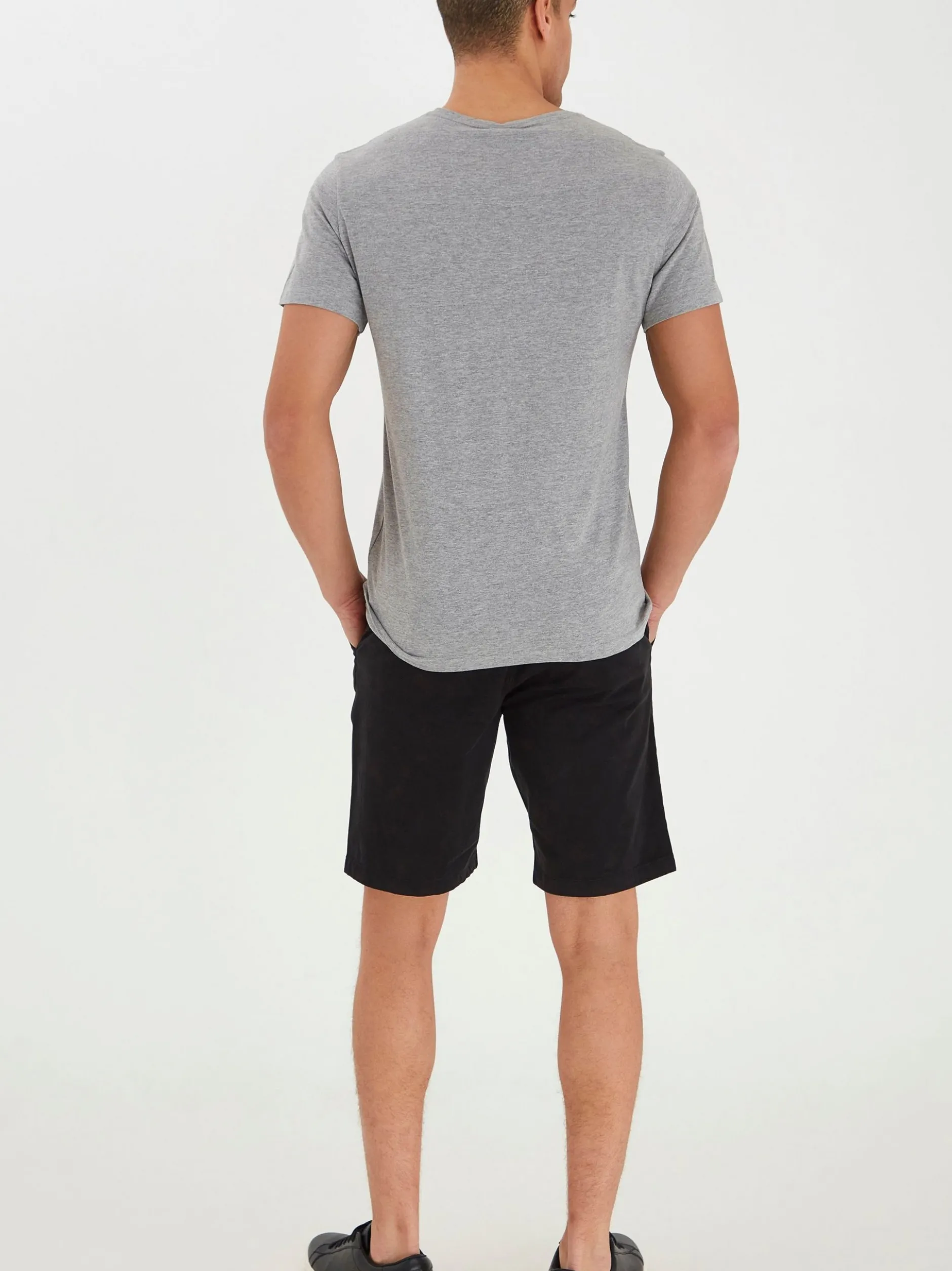 BLEND Herren Kurzarmshirt - BHVadim in grau