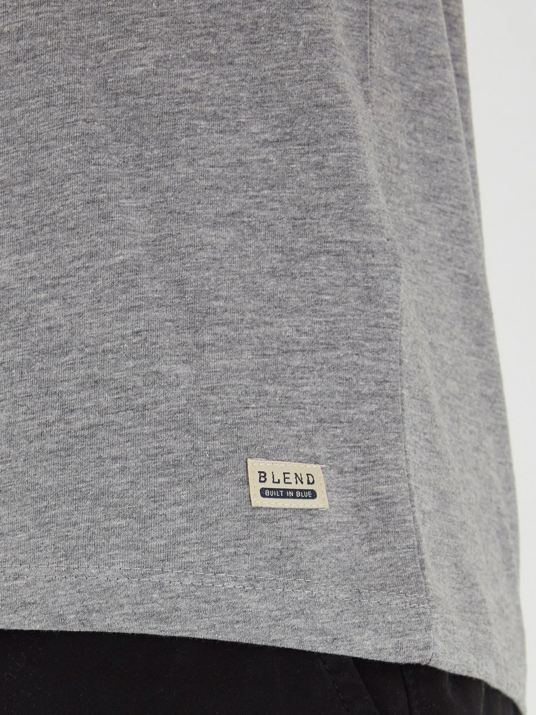 BLEND Herren Kurzarmshirt - BHVadim in grau