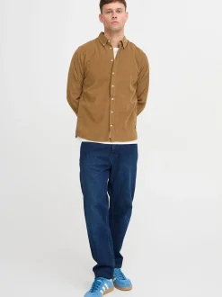 BLEND Herren Langarmhemd - BHShirt in braun