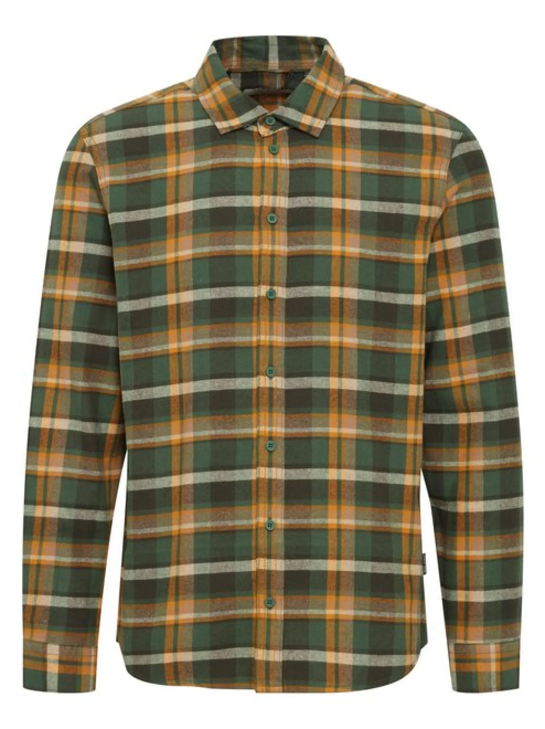 BLEND Herren Langarmhemd - BHShirt in grün