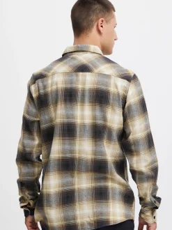 BLEND Herren Langarmhemd - BHShirt in mehrfarbig