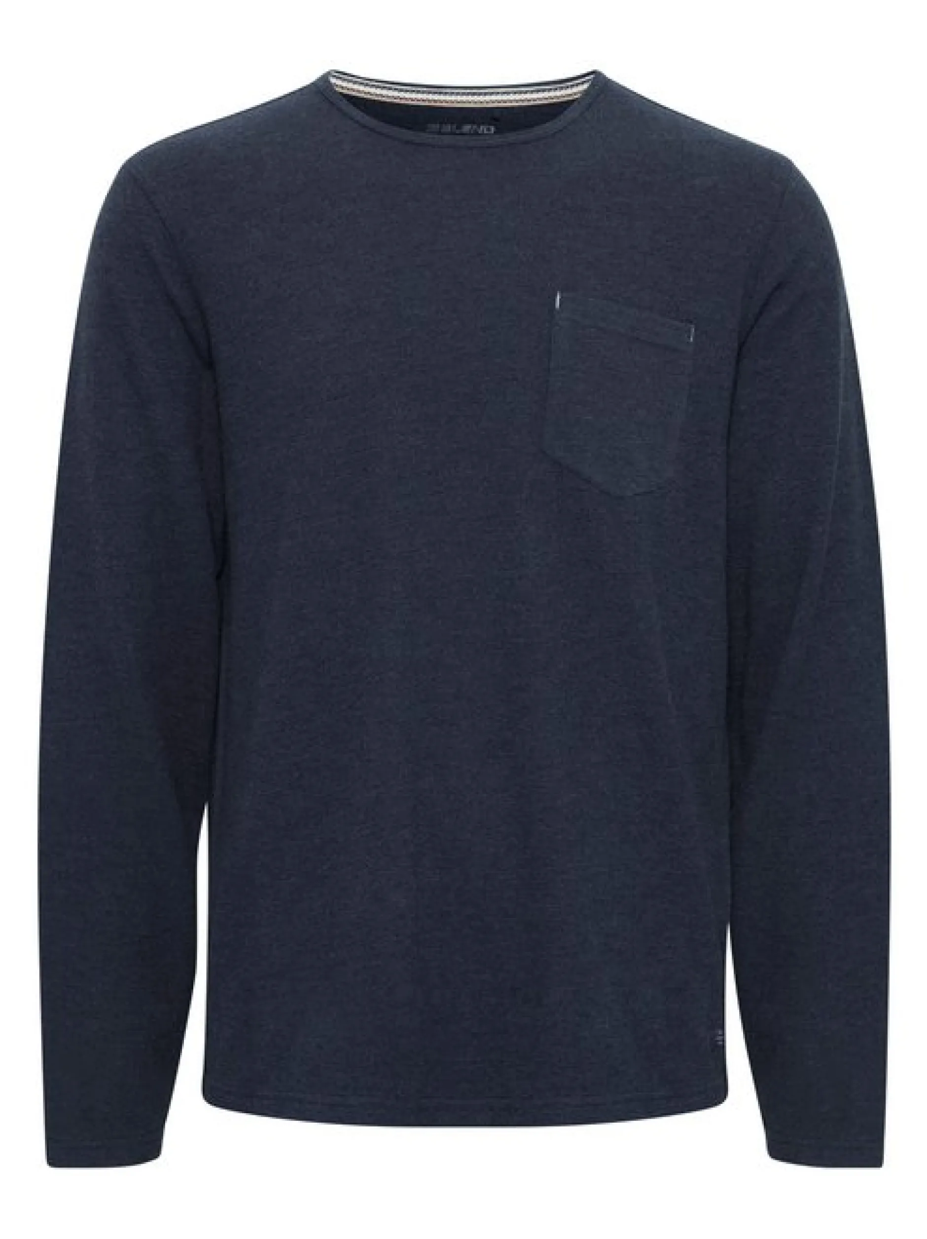 BLEND Herren Langarmshirt - BHTee in blau
