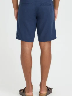 BLEND Herren Leinenhose - BHLikat in blau