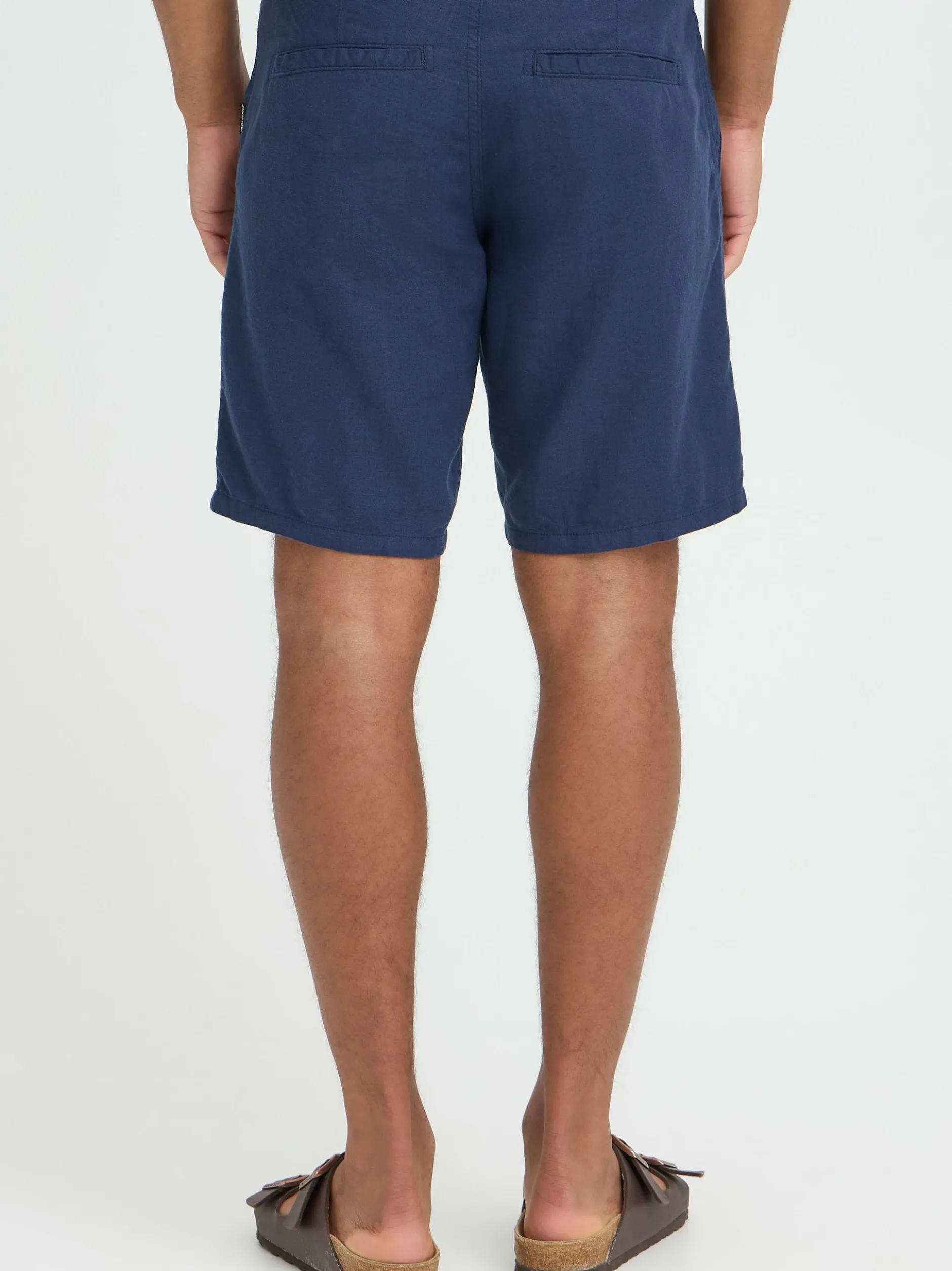 BLEND Herren Leinenhose - BHLikat in blau