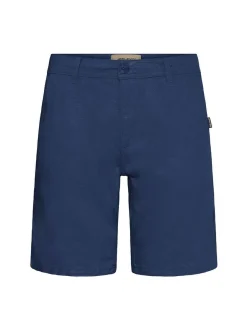 BLEND Herren Leinenhose - BHLikat in blau