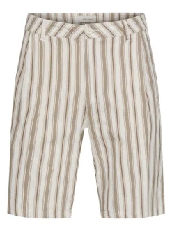 BLEND Herren Leinenhose - BHMaddox Relaxed Fit in weiß