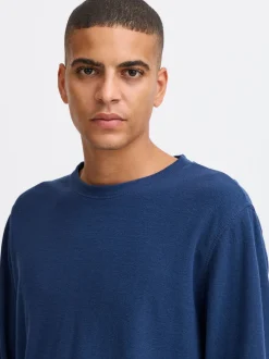 BLEND Herren Longsleeve - BHTee in blau