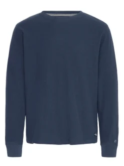 BLEND Herren Longsleeve - BHTee in blau