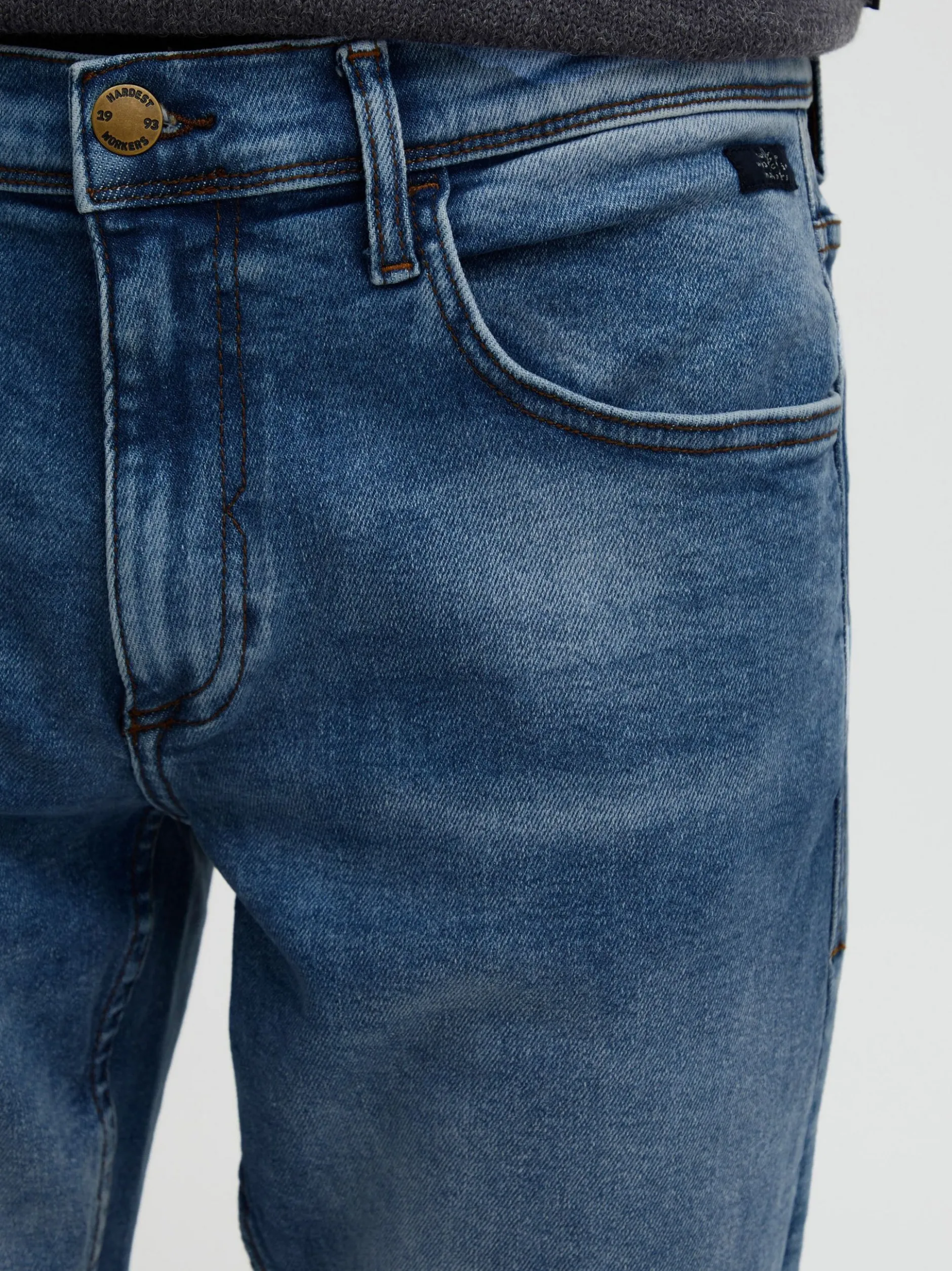 BLEND Herren 5-Pocket-Jeans in medium stone