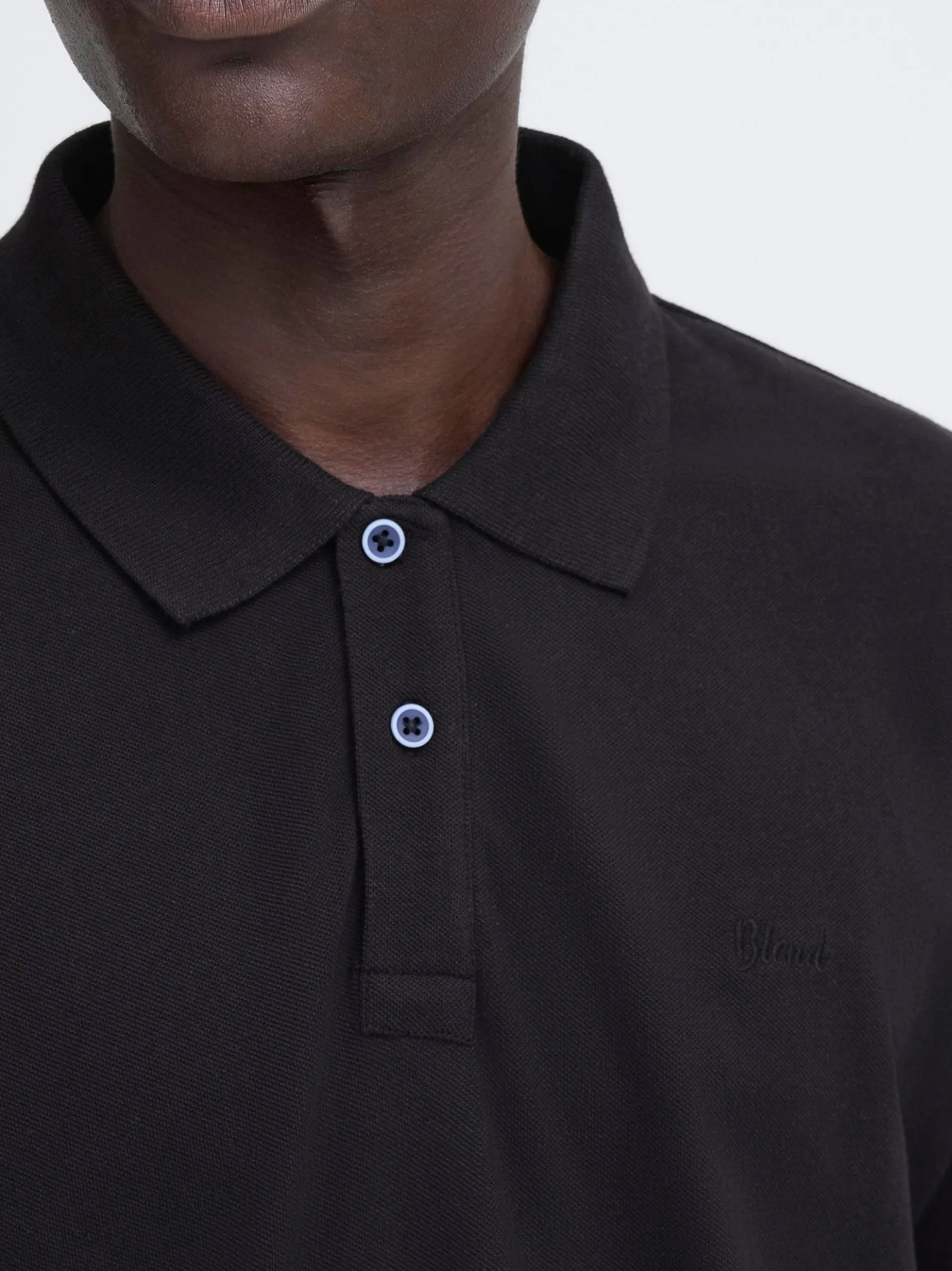BLEND Herren Poloshirt - BHAbdo in schwarz