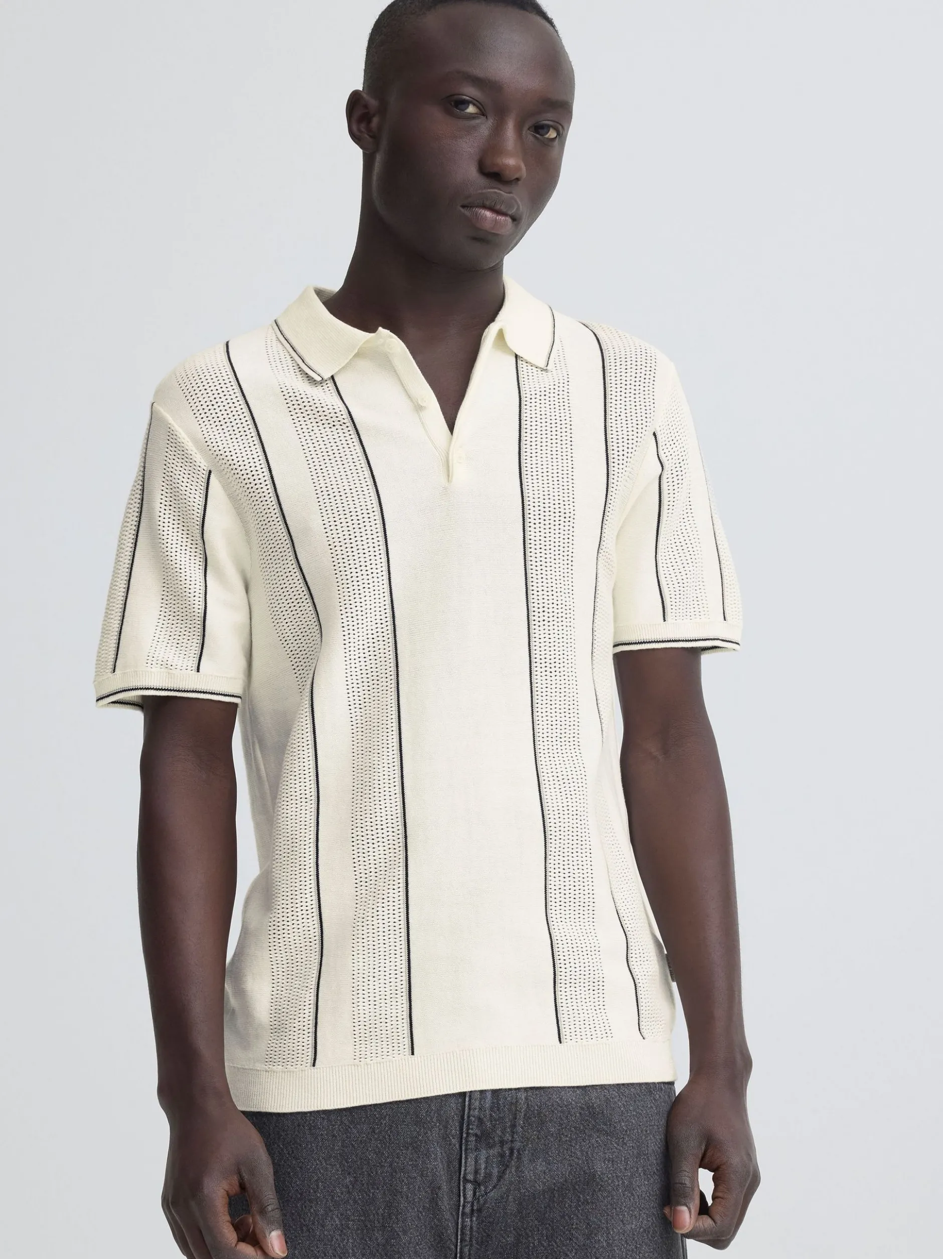 BLEND Herren Poloshirt - BHAven Polo in weiß