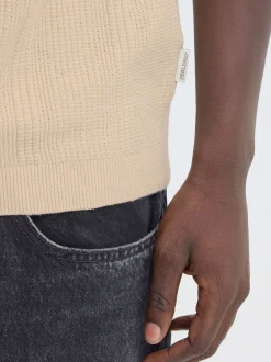 BLEND Herren Poloshirt - BHBaron in vanille