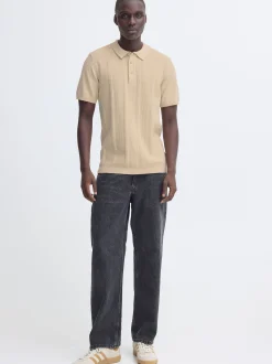 BLEND Herren Poloshirt - BHBaron in vanille
