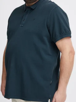 BLEND Herren Poloshirt - BHBShirt Big & Tall in blau
