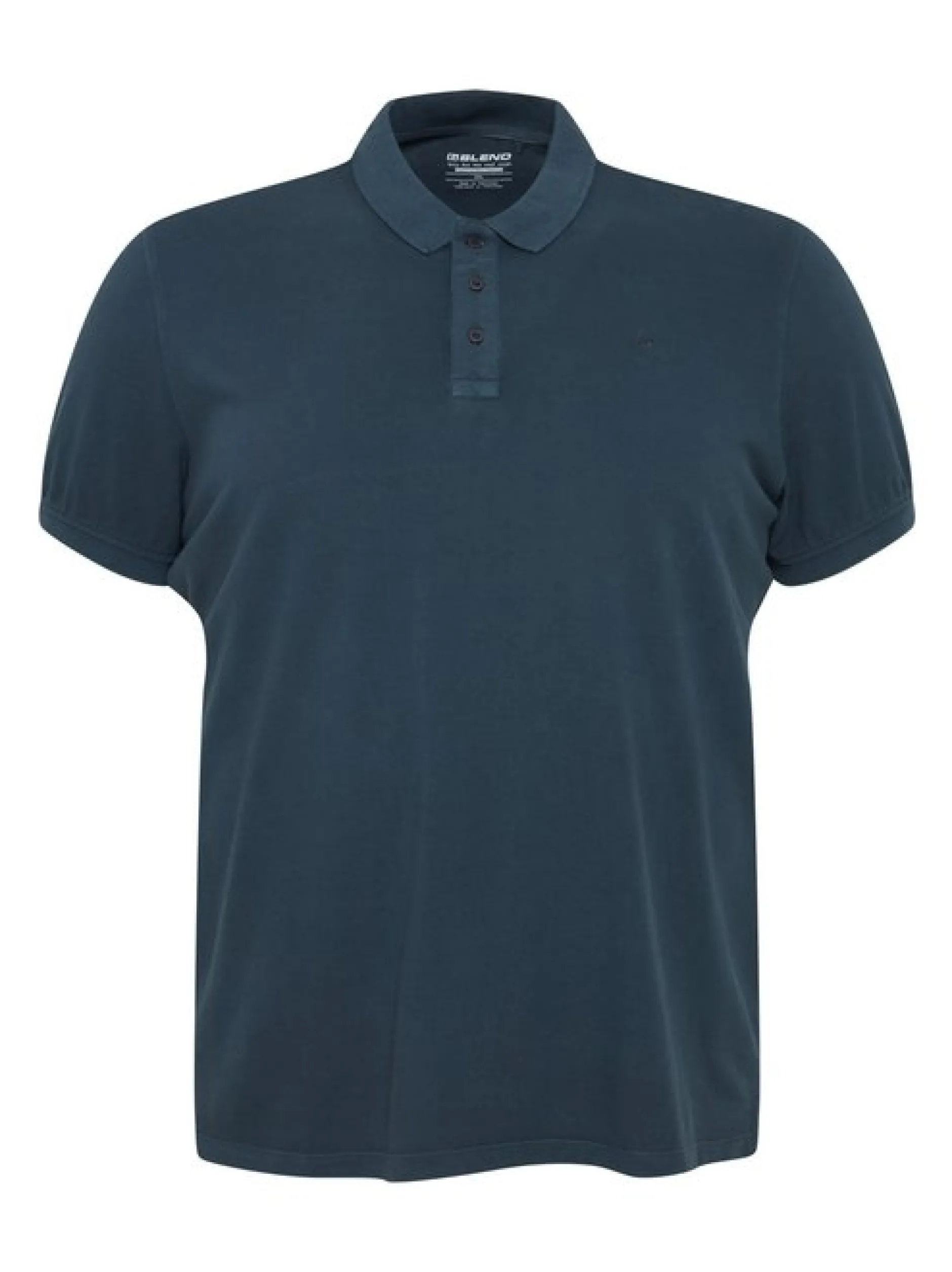 BLEND Herren Poloshirt - BHBShirt Big & Tall in blau
