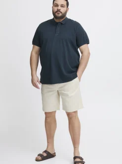 BLEND Herren Poloshirt - BHBShirt Big & Tall in blau