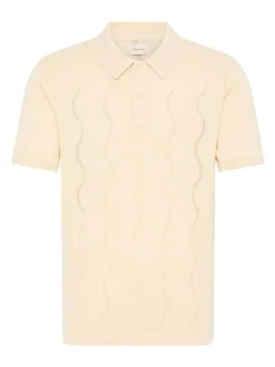 BLEND Herren Poloshirt - BHDuran Knit in beige