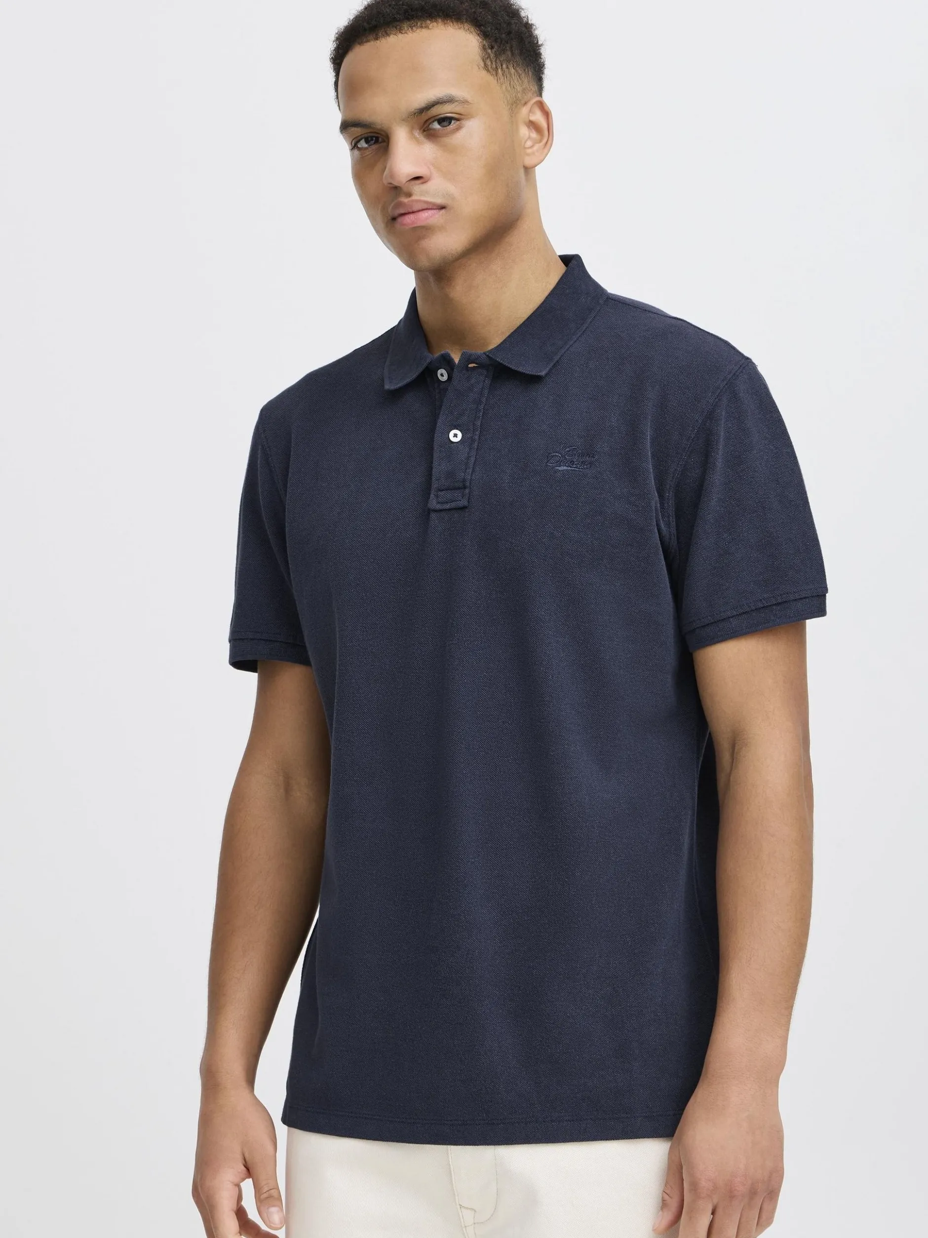 BLEND Herren Poloshirt - BHEfran in blau