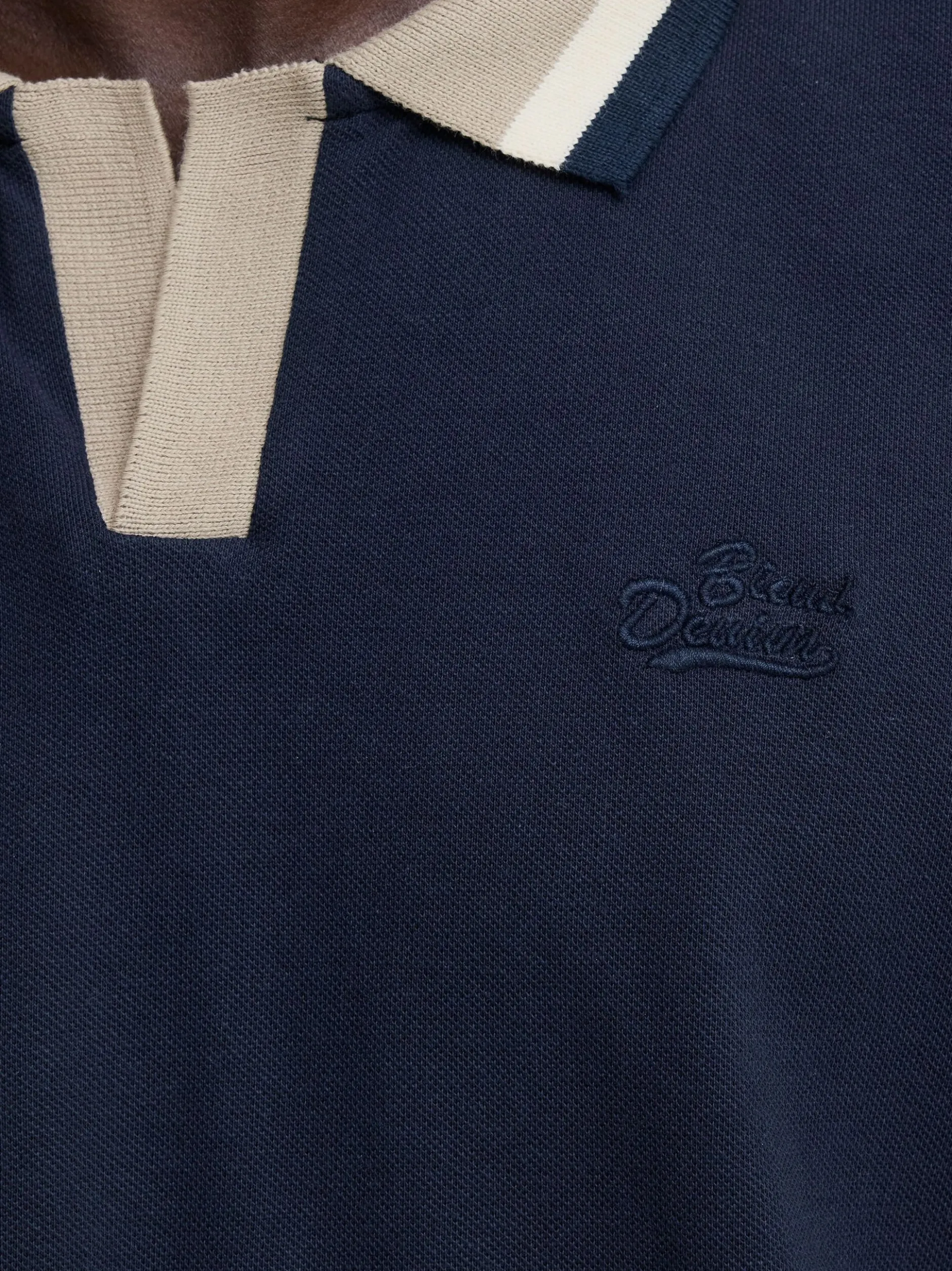 BLEND Herren Poloshirt - BHEvo in blau