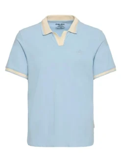 BLEND Herren Poloshirt - BHEvo in hellblau