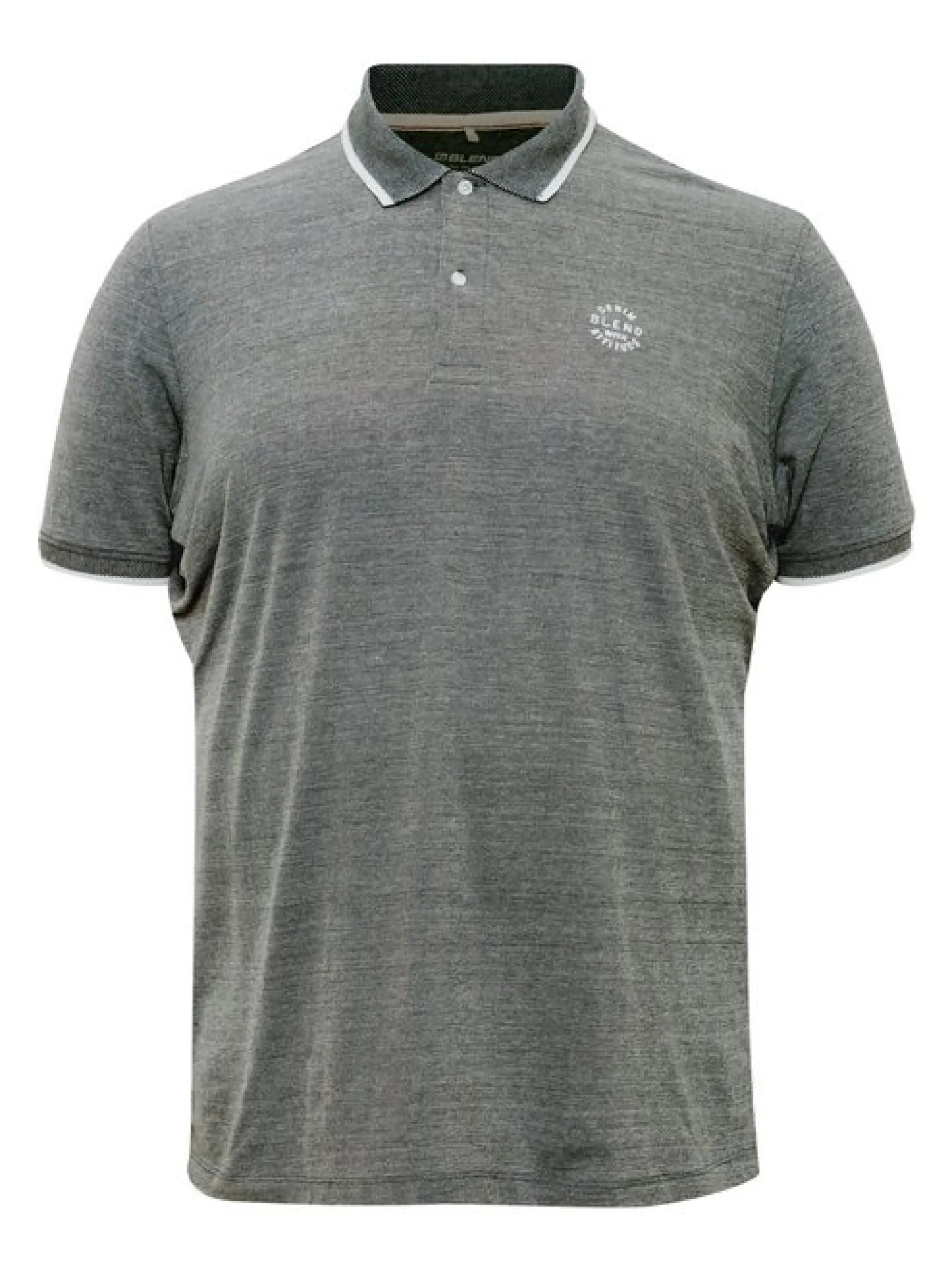 BLEND Herren Poloshirt - BHNATE Big & Tall in schwarz
