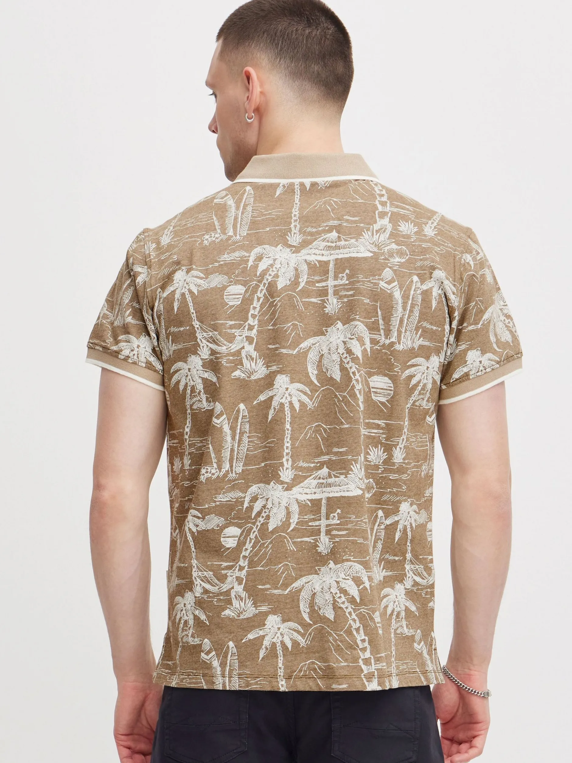 BLEND Herren Poloshirt - BHPolo in beige