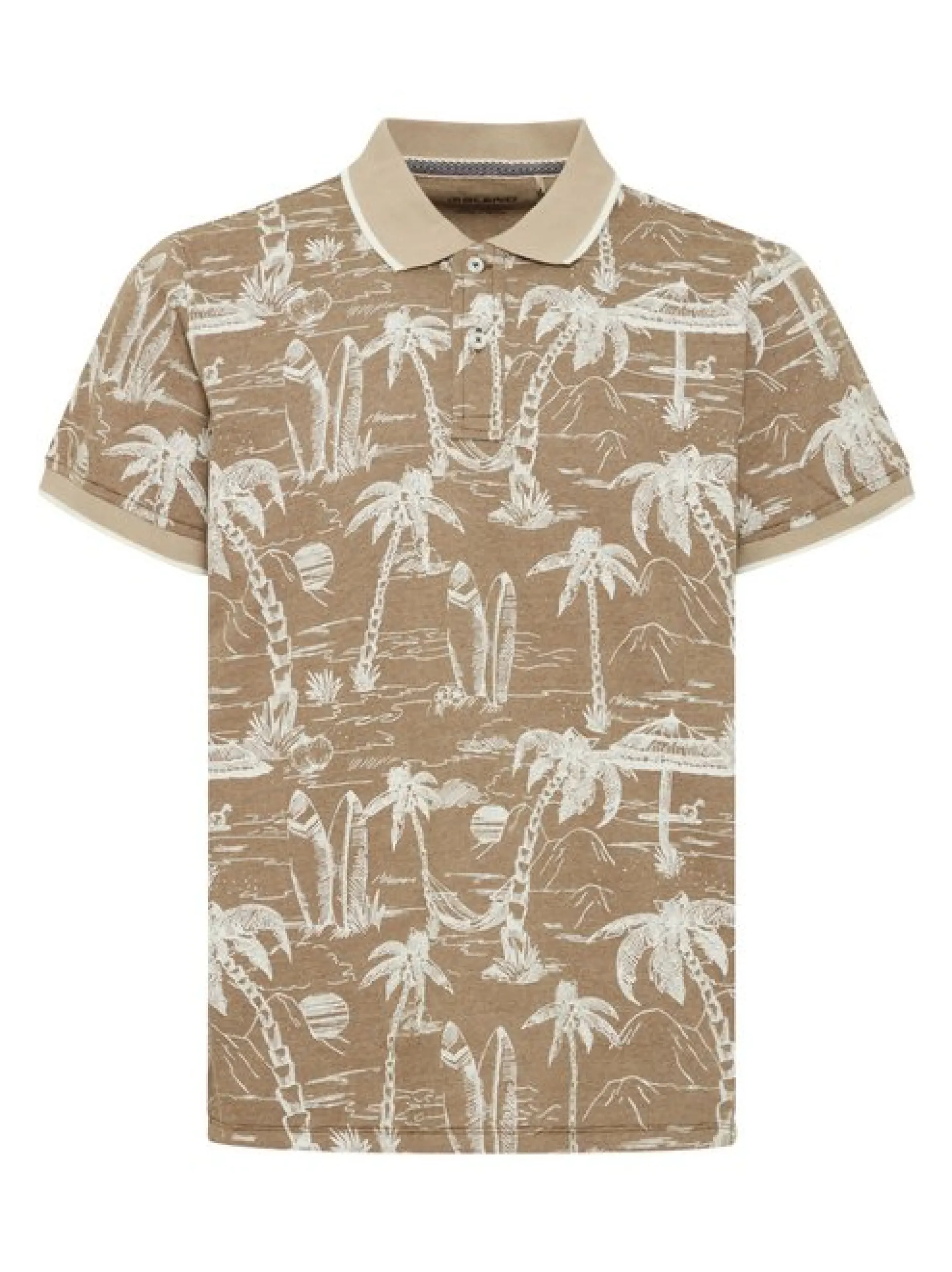 BLEND Herren Poloshirt - BHPolo in beige