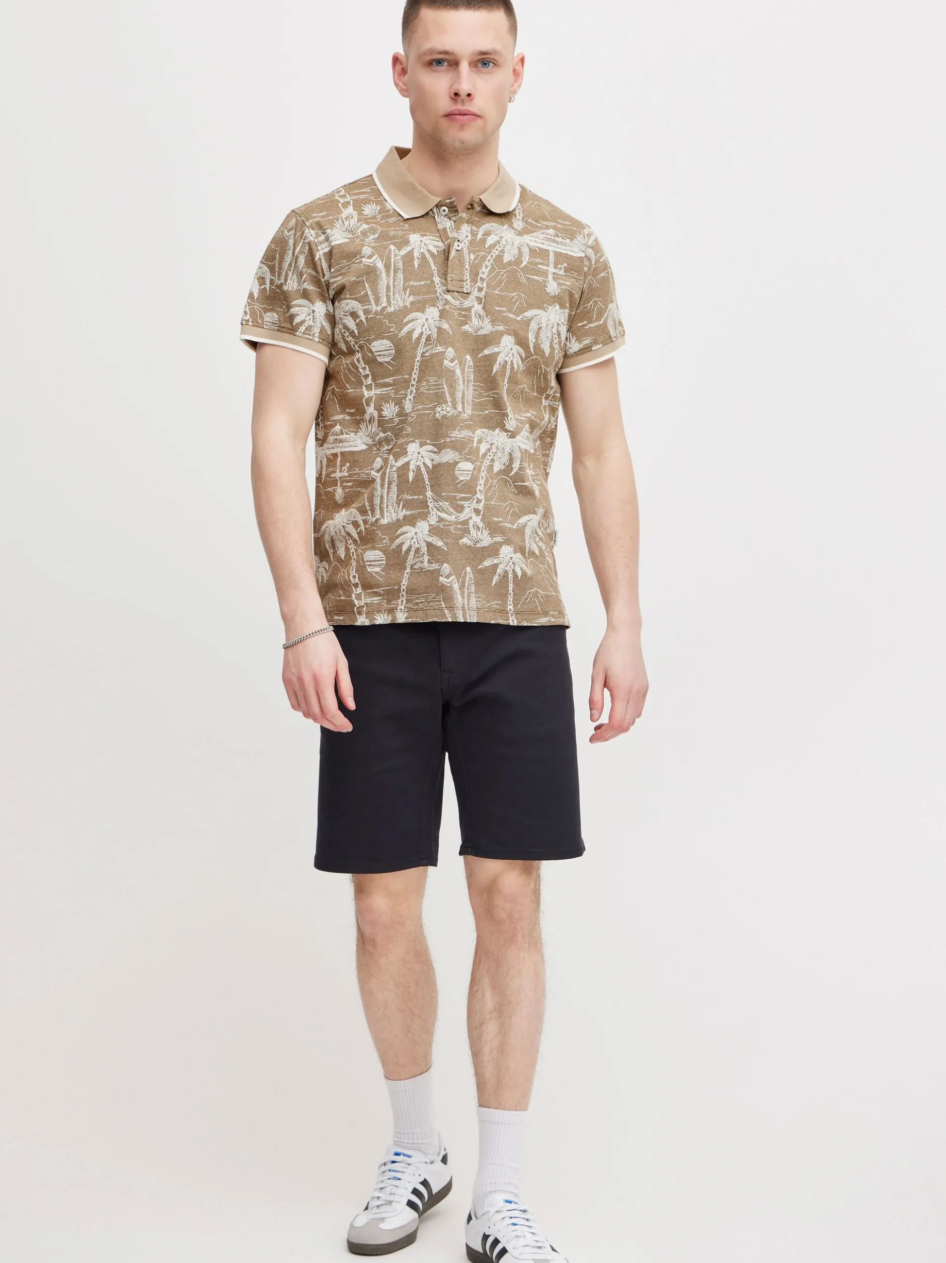 BLEND Herren Poloshirt - BHPolo in beige
