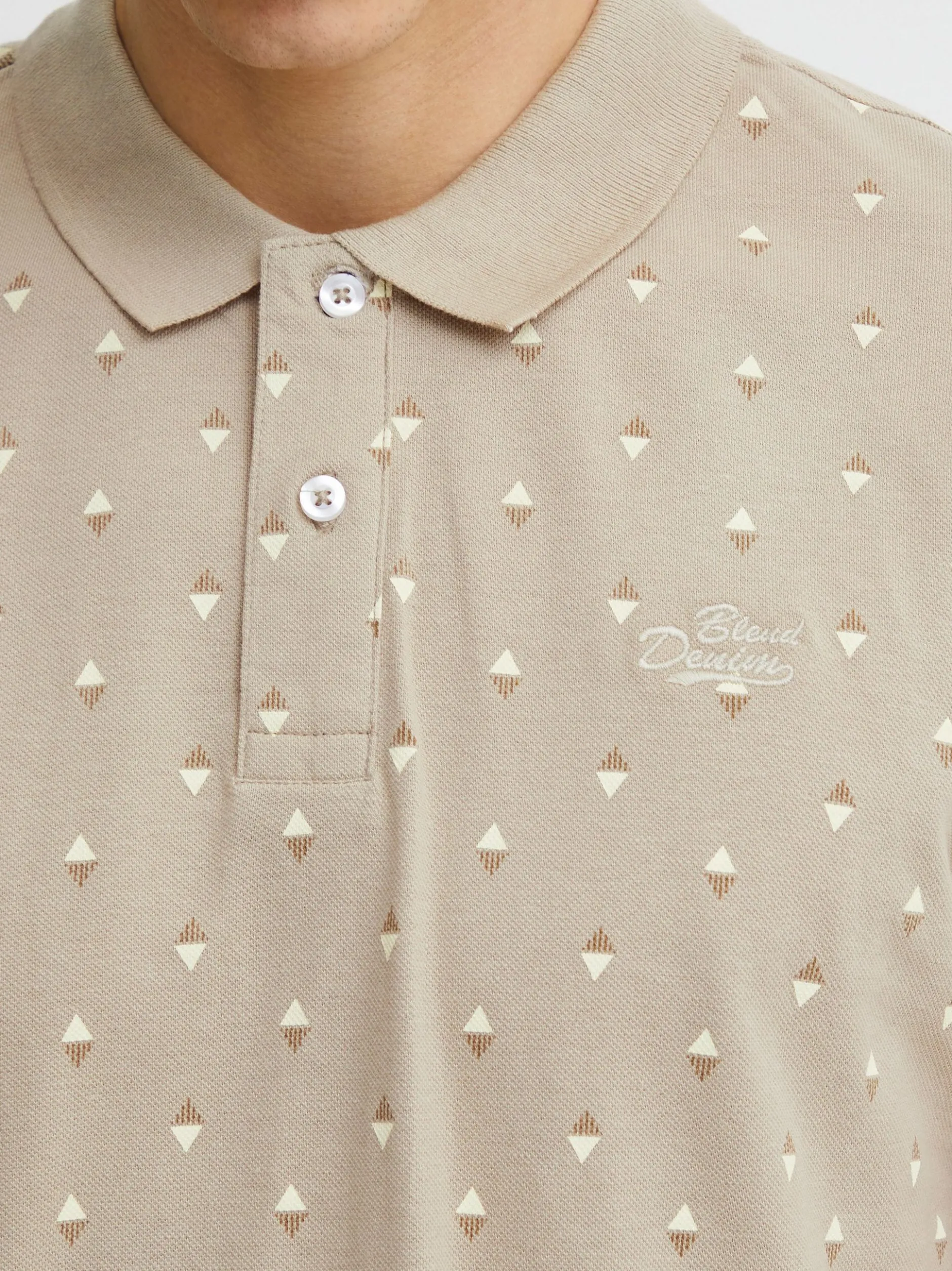 BLEND Herren Poloshirt - BHPolo in beige