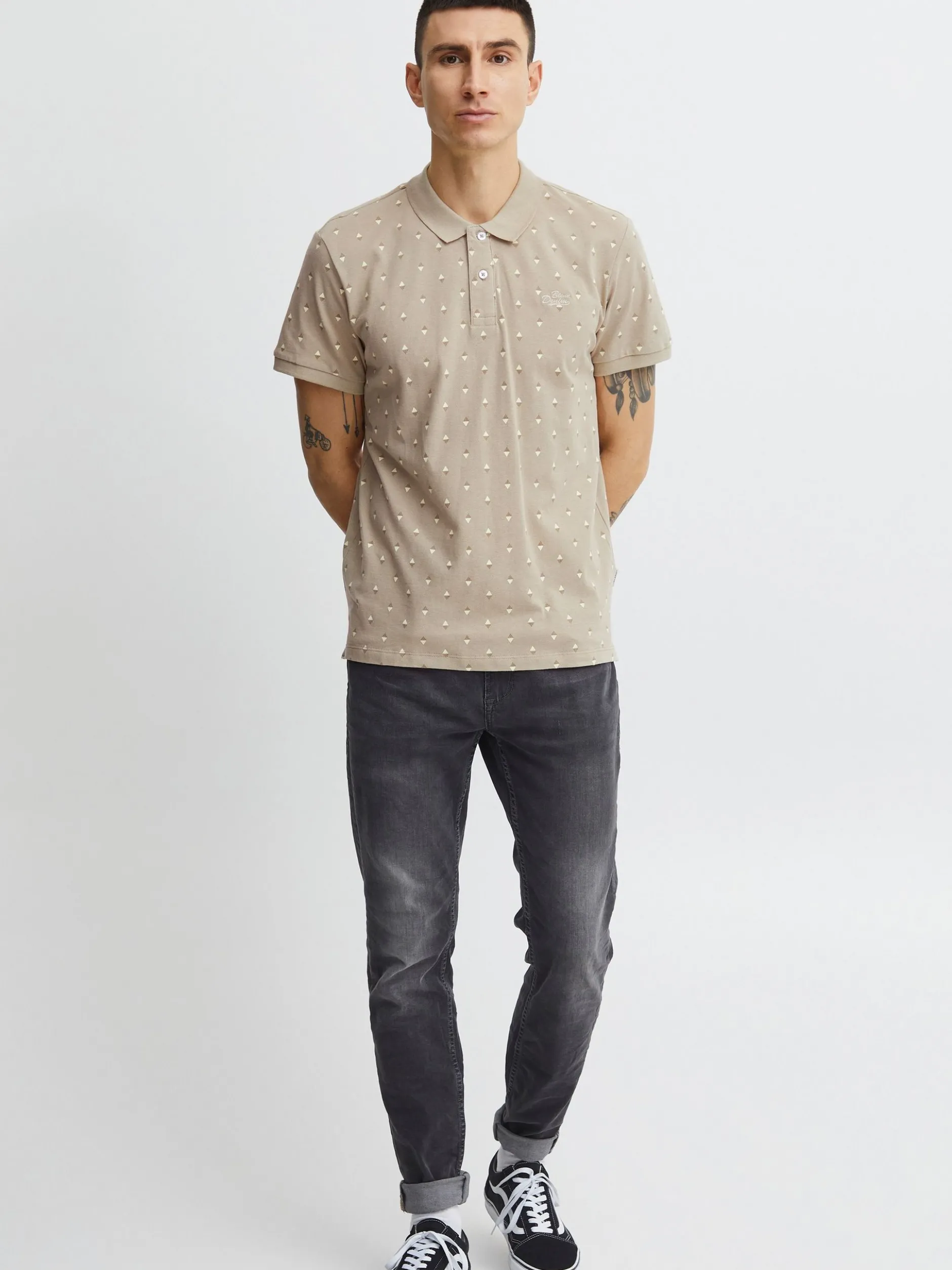 BLEND Herren Poloshirt - BHPolo in beige