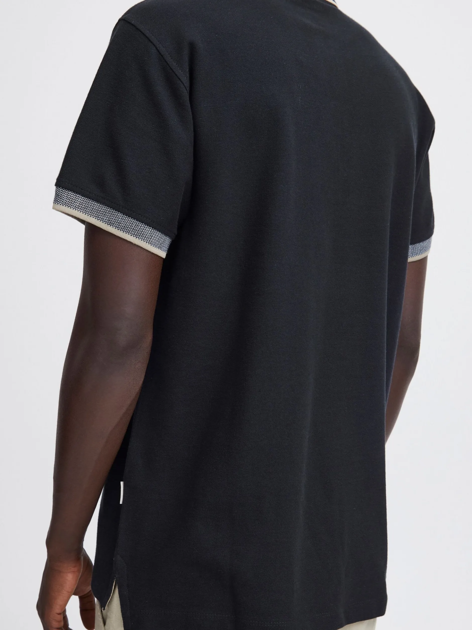 BLEND Herren Poloshirt - BHPolo in schwarz
