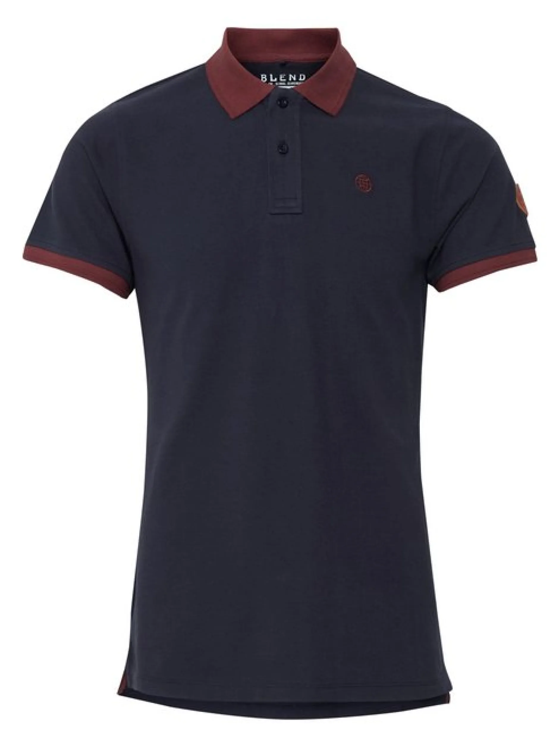 BLEND Herren Poloshirt - BHRalf in blau