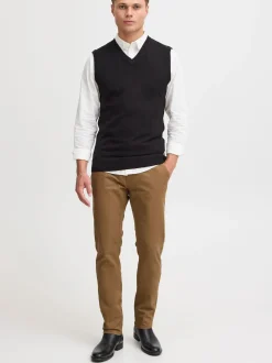 BLEND Herren Pullunder - BHLarsson in schwarz