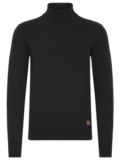 BLEND Herren Rollkragenpullover - BHFibes in schwarz