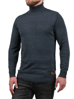 BLEND Herren Rollkragenpullover - BHLatif in marine