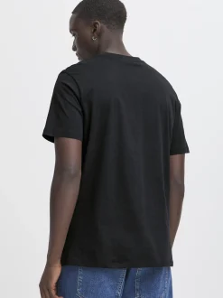 BLEND Herren Rundhalsshirt - BHJanus in schwarz