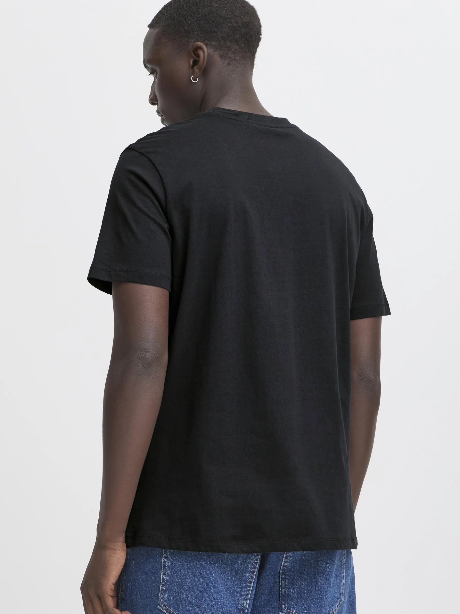 BLEND Herren Rundhalsshirt - BHJanus in schwarz