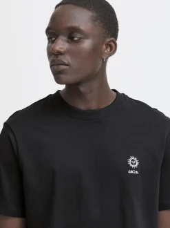 BLEND Herren Rundhalsshirt - BHJanus in schwarz