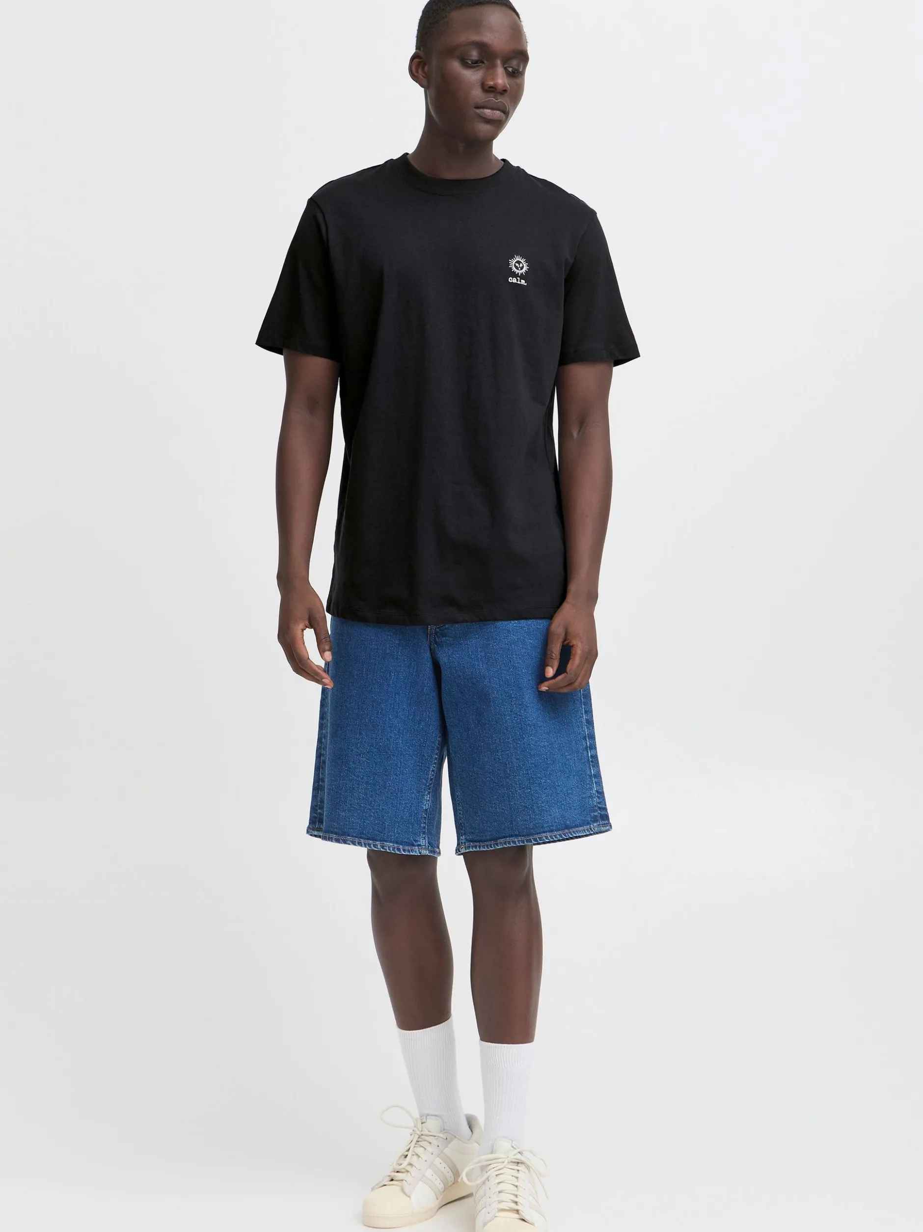 BLEND Herren Rundhalsshirt - BHJanus in schwarz