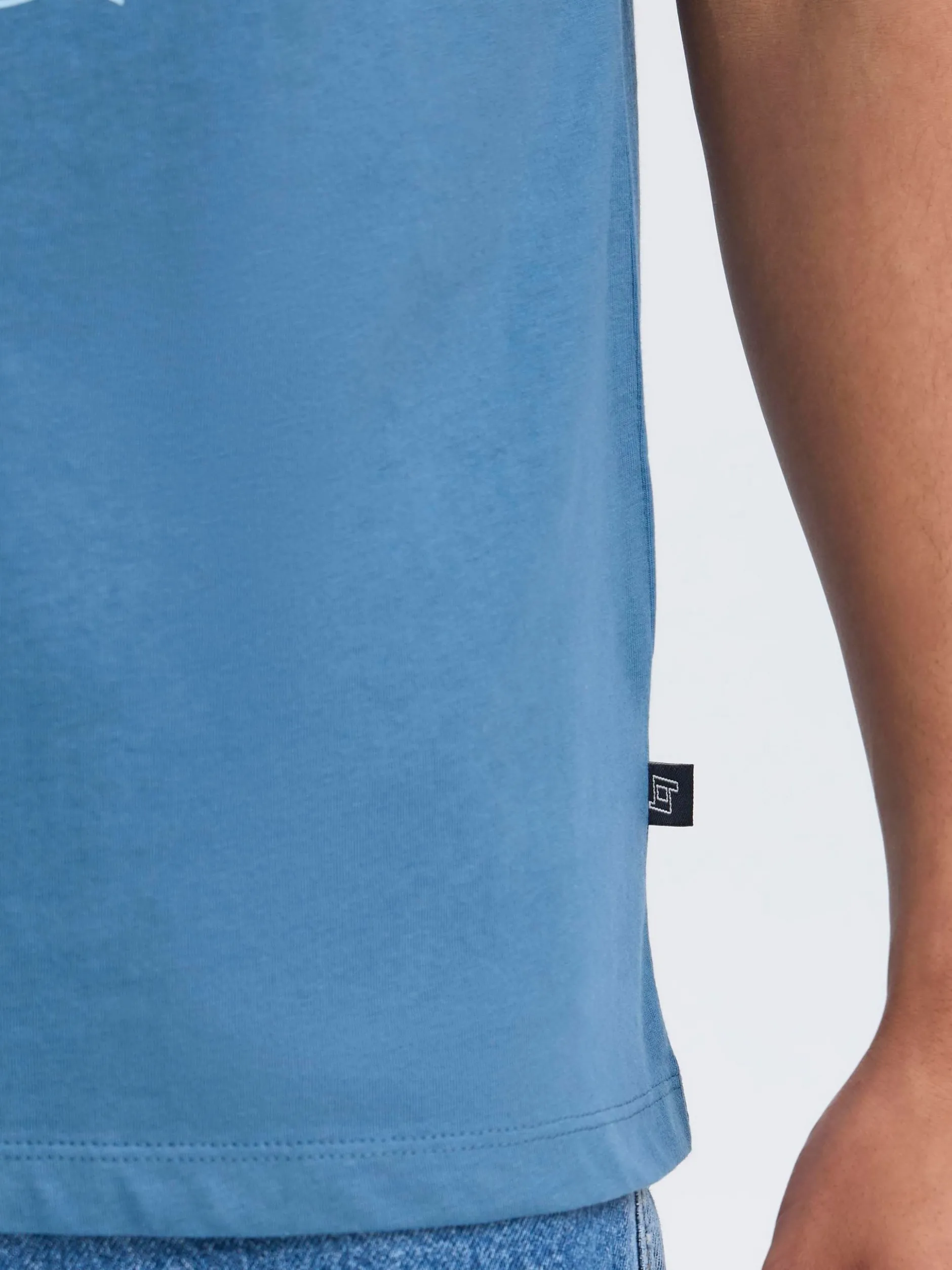 BLEND Herren Rundhalsshirt - BHCalifo in blau