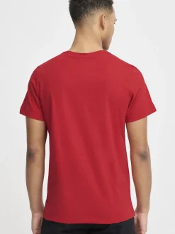 BLEND Herren Rundhalsshirt - BHDoppler in rot