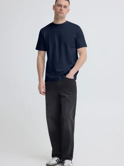 BLEND Herren Rundhalsshirt - BHEswin in blau