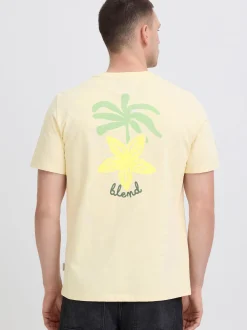 BLEND Herren Rundhalsshirt - BHSun in sand