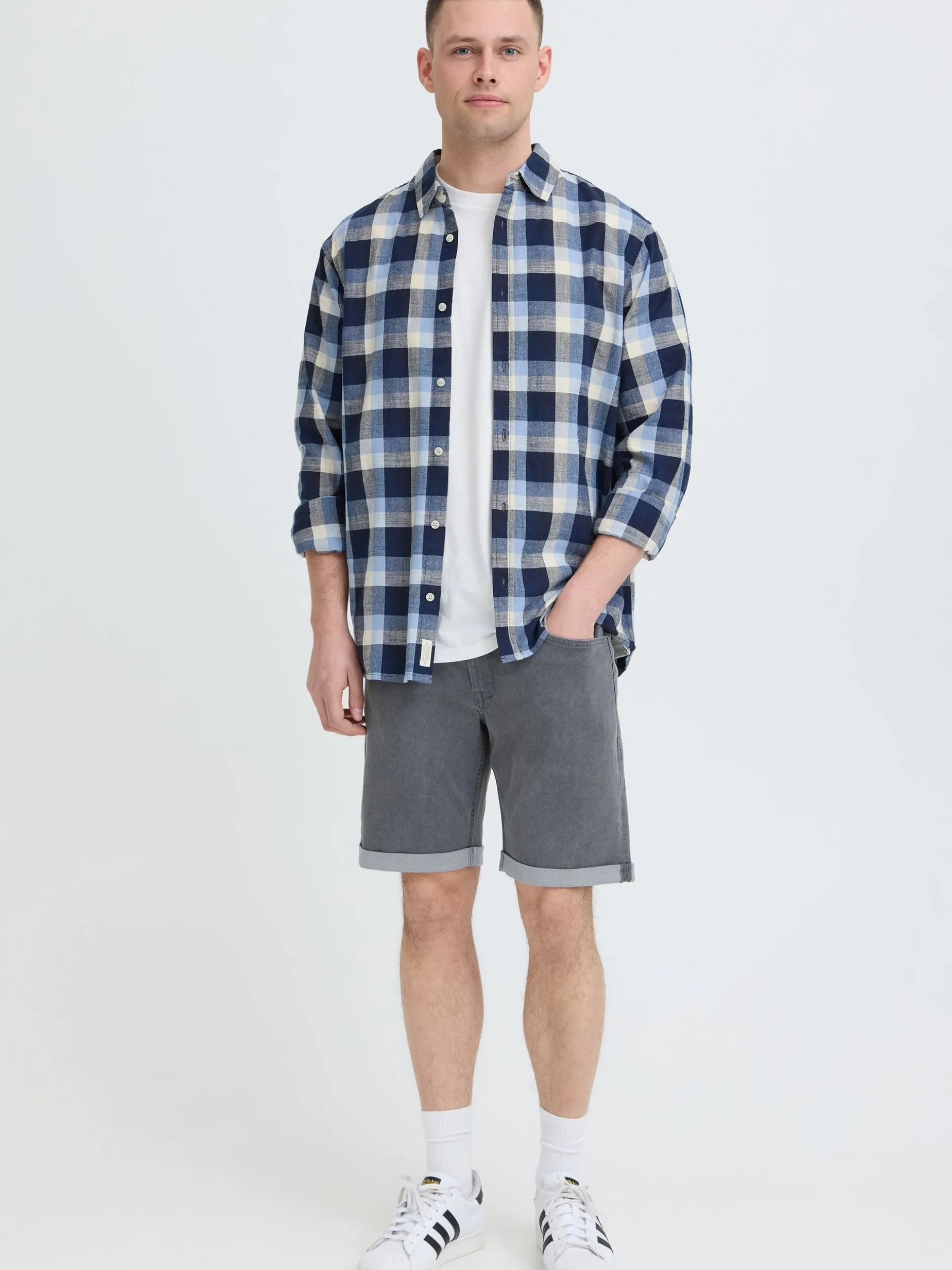 BLEND Herren Shorts - BHZinor in grau