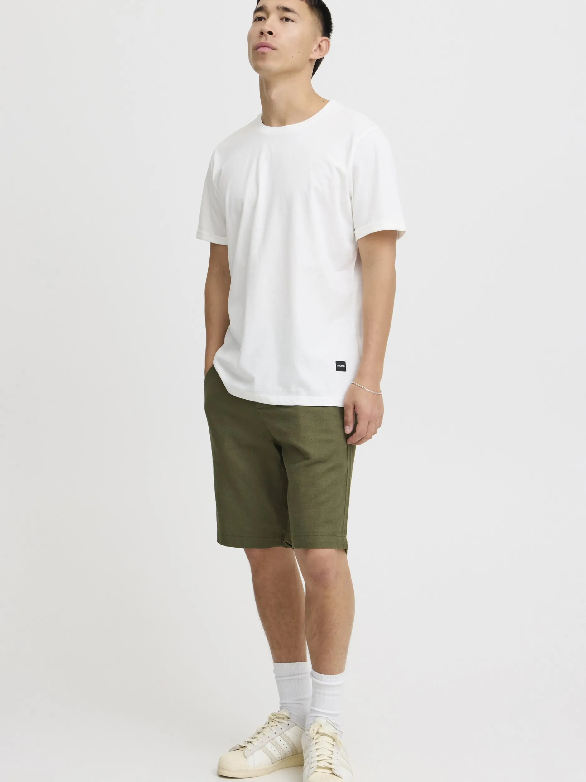 BLEND Herren Shorts in grün
