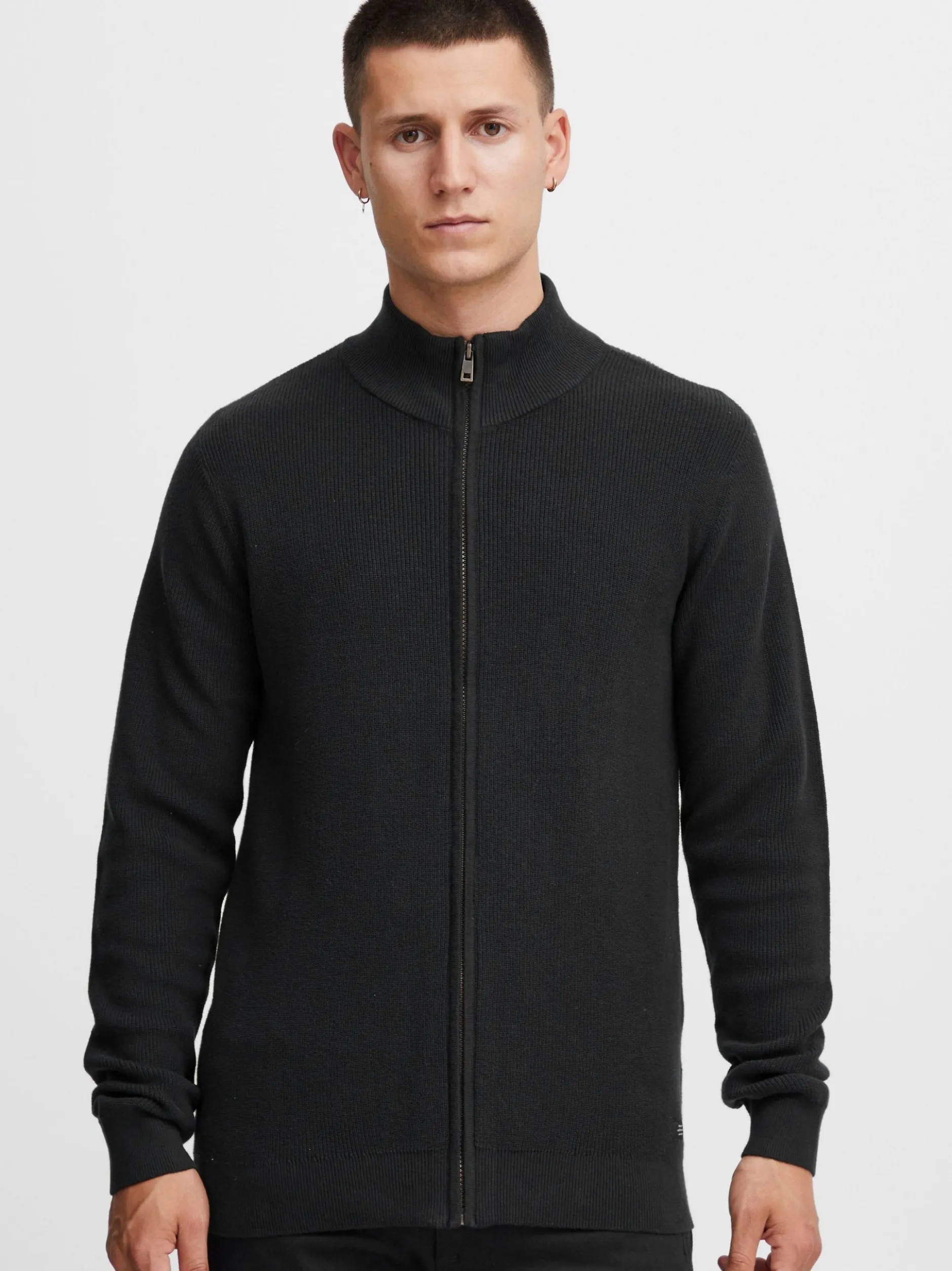 BLEND Herren Strickjacke - BHCodford in schwarz