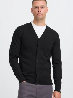 BLEND Herren Strickjacke - BHFinex in schwarz