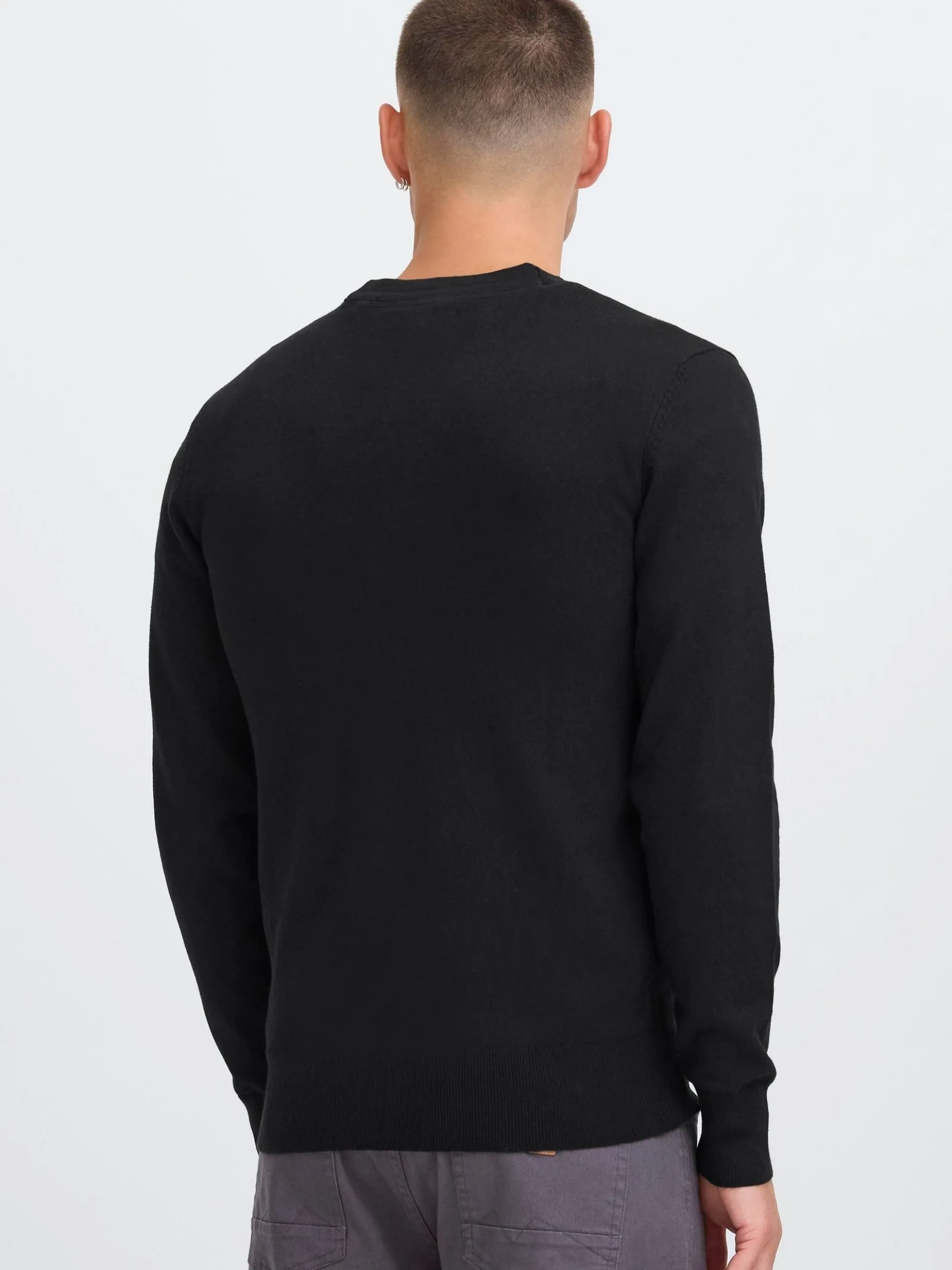 BLEND Herren Strickjacke - BHFinex in schwarz